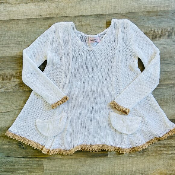 Elisabeth Delaunay Mesh Sweater Tunic (size M) - Picture 6 of 12